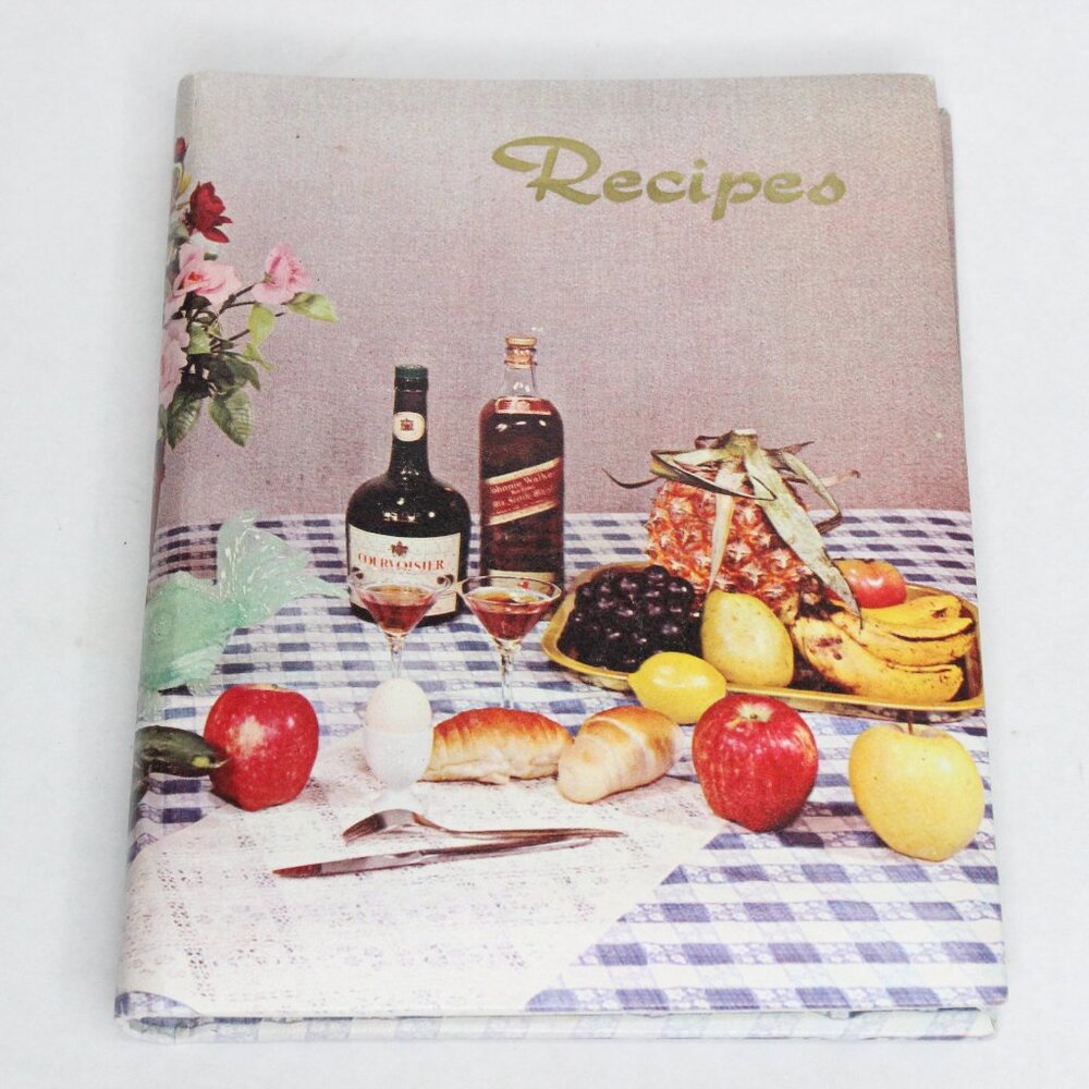 VTG MCM Recipe Book Holder Organizer 5.5" x 7" Unused Hong Kong Bridal Wedding